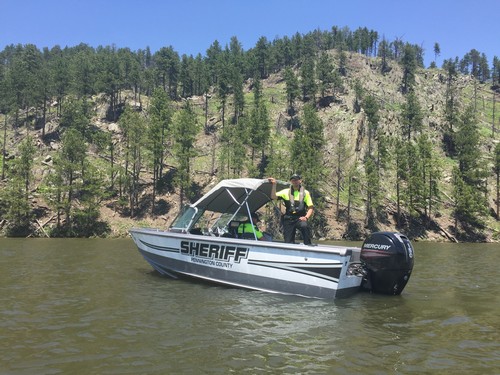 Boat Patrol on Sheridan Lake